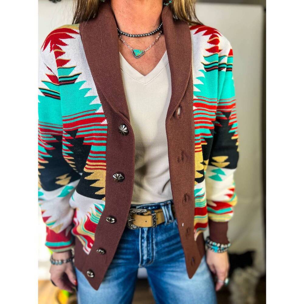 NEW STERLING KREEK southern roots sweater in multi - Picture 3 of 7